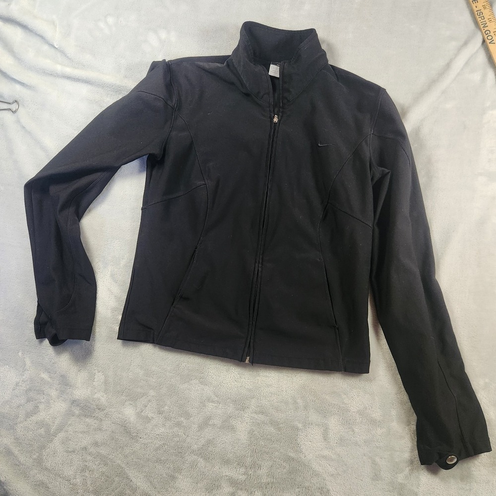 Women S Nike Cropped Stretch Full Zip Jacket Gym Sportswear Activewear Athletic